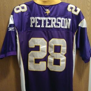Vikings #28 Peterson Jersey